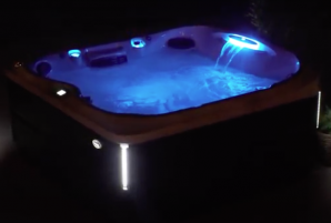 Jacuzzi la nuit